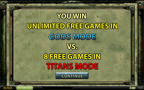 free Battle of the Gods Free Spins