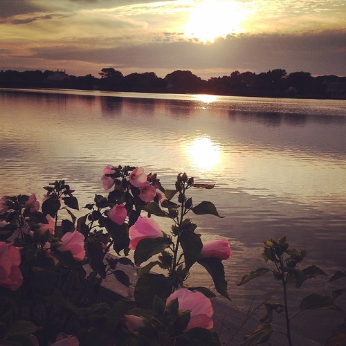 sunset august southampton 2014 ginlane iphone5 agawanlake instagram