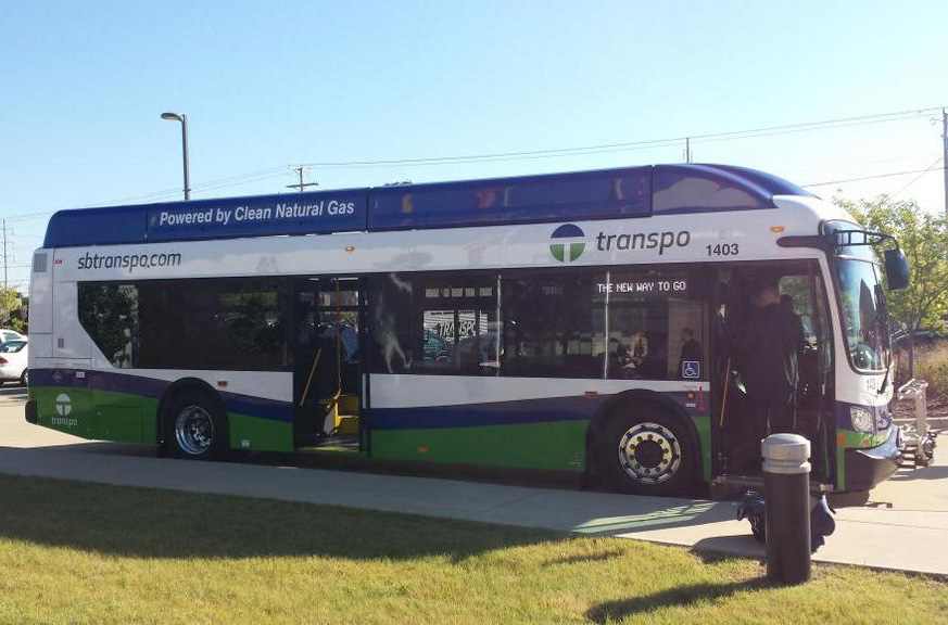 Transpo Compressed Natural Gas Bus