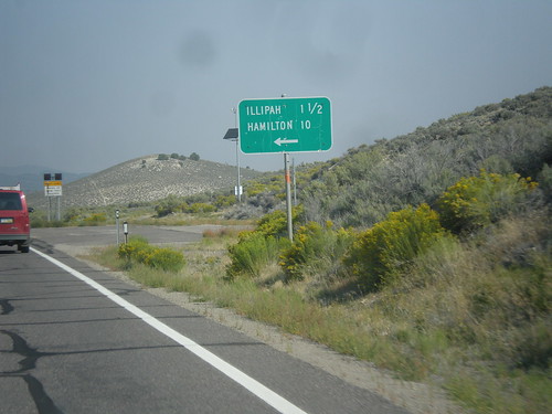 sign nevada intersection us50 biggreensign whitepinecounty