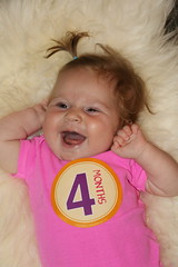 Ayla's Four Month Photoshoot.