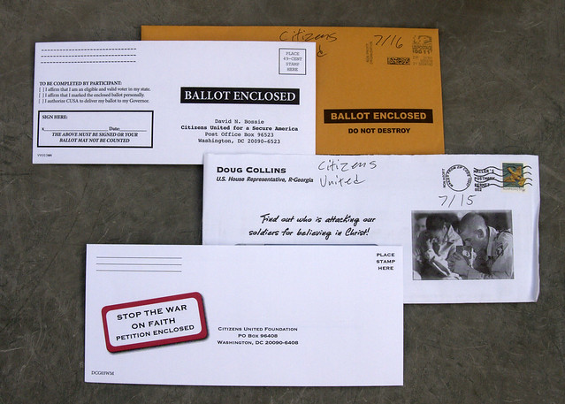 Citizens United junk mail