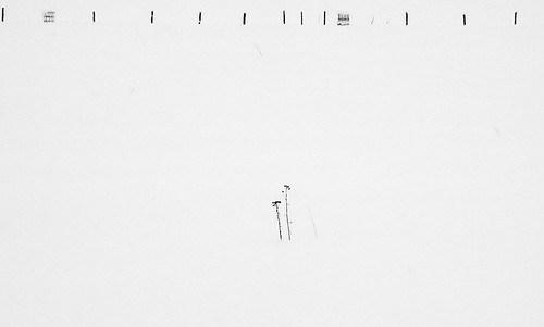 winter blackandwhite white snow fence landscape sweden minimalism
