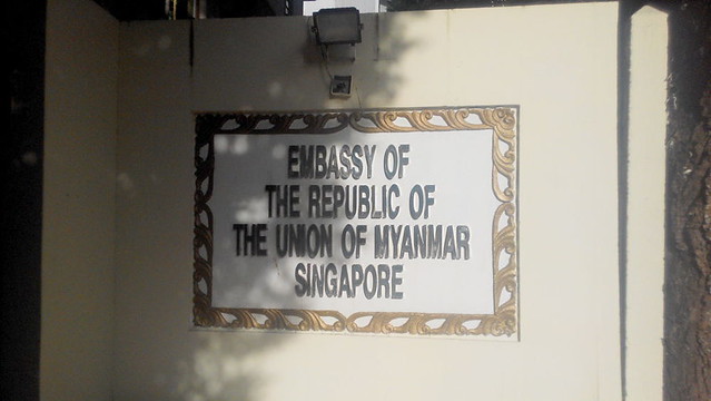 Myanmar embassy in Singapore