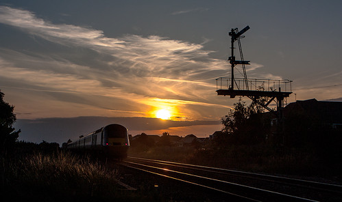 blue sunset orange black evening diesel dusk trains signals locomotive railways welton gloaming hst ecs class43 semaphores sydyoung