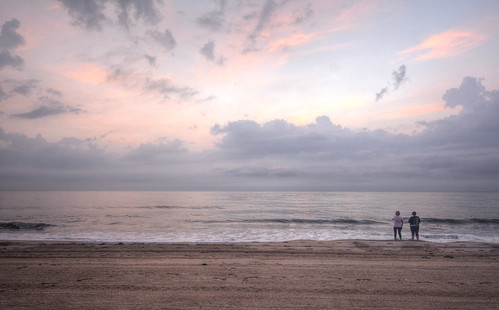 ocean beach clouds sunrise virginia atlantic virginiabeach