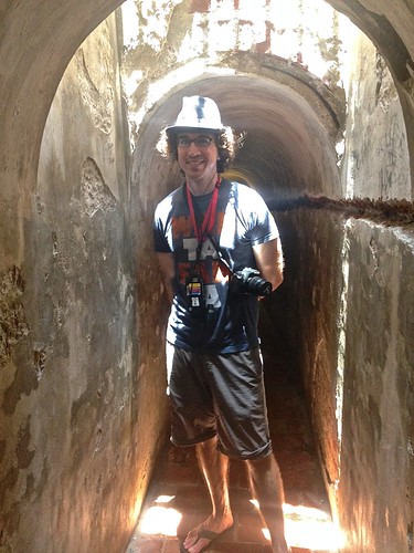 In the tunnels of Castillo San Felipe de Barajas