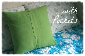 Pillow Cover with Pockets