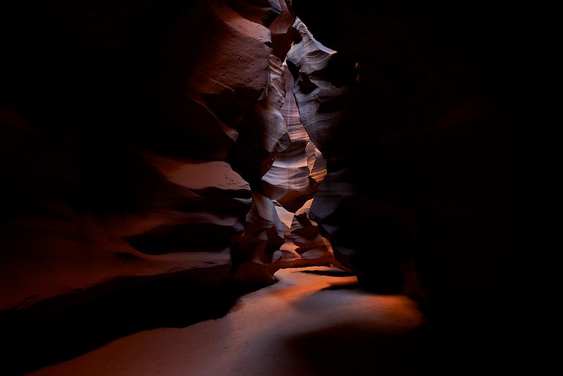 View trough the Upper Antelope Canyon - Page