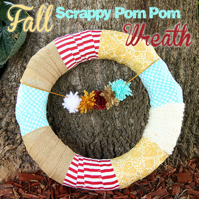 Fall-Scrappy-Pom-Pom-Wreath