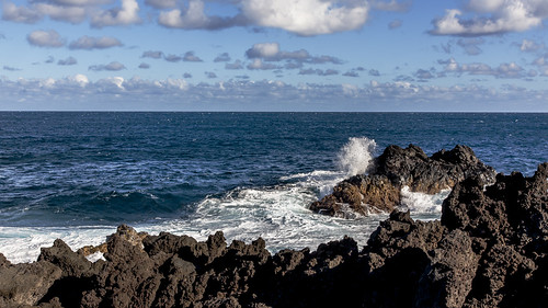 ocean sea seascape clouds kalapana hawaii rocks pacific pacificocean hi bigisland 2010 puna hawaiianislands