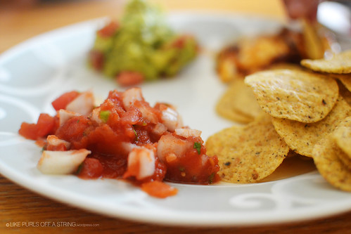 Fresh salsa and chips