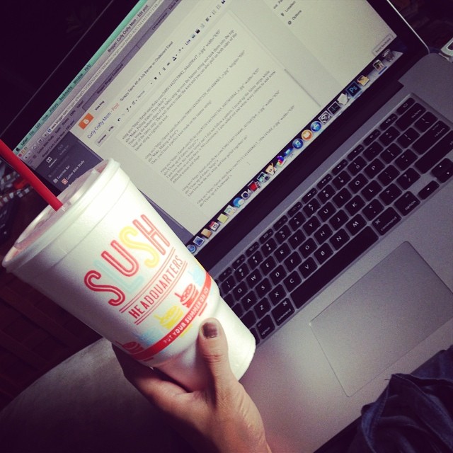 First blog post on my new MacBook Pro!  Whew! It is hard transitioning from PC to Mac! That is why I needed a Sonic Cherry Limeade to ease the transition!