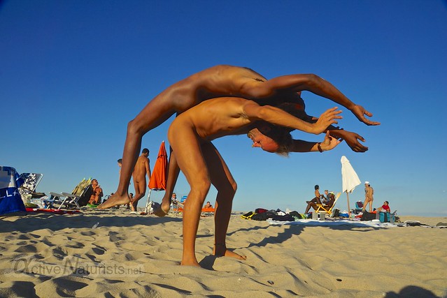naturist yoga 00004 Sandy Hook, NJ, USA