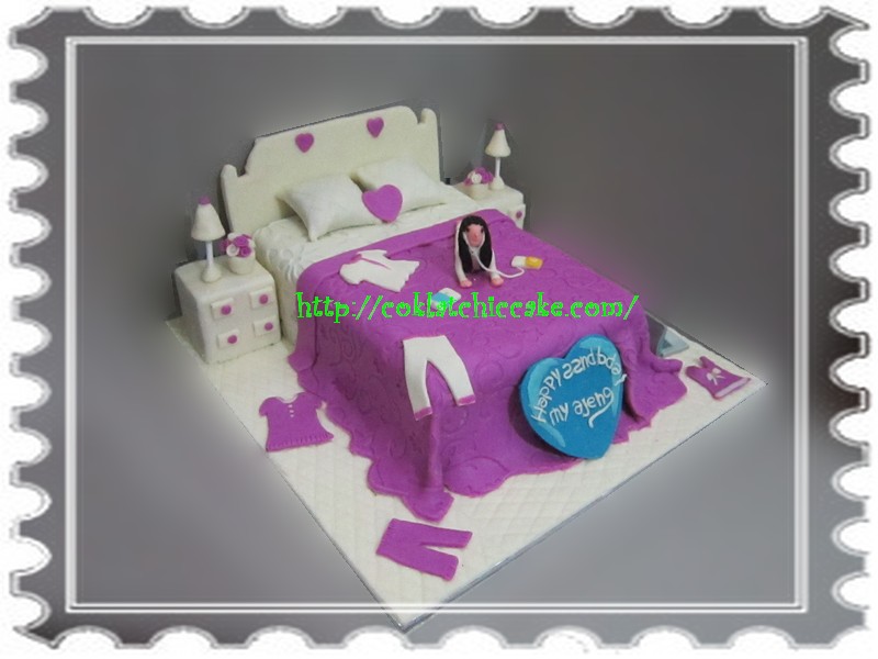 Kue ulang tahun kamar tidur