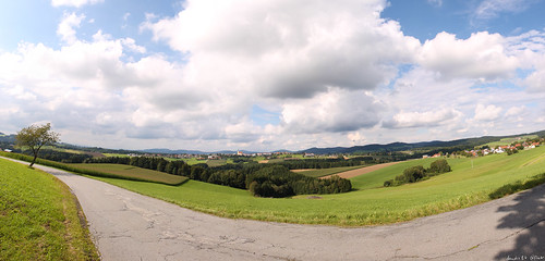 panorama church clouds germany landscape bayern deutschland bavaria village kirche wolken landschaft passau verticalpanorama vertirama untergriesbach