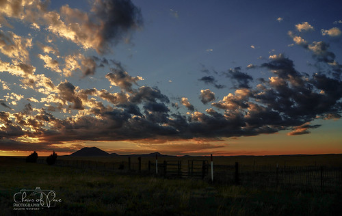 sunset newmexico clouds fence landscape sony prairie