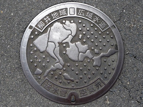 Yanai Yamaguchi, manhole cover 4 （山口県柳井市のマンホール４）