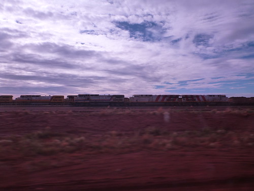 road railroad train railway trains access ironore pilbara p1100741