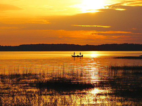 sunrise boat fishing lakeside osceola stcloud