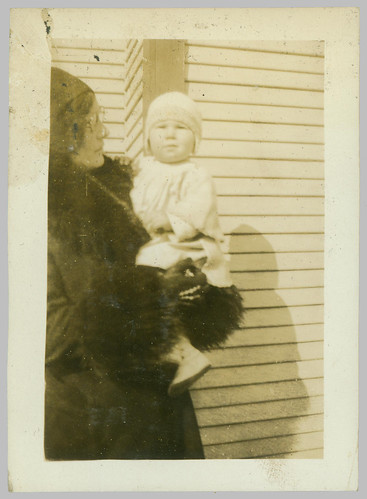 Woman holding baby