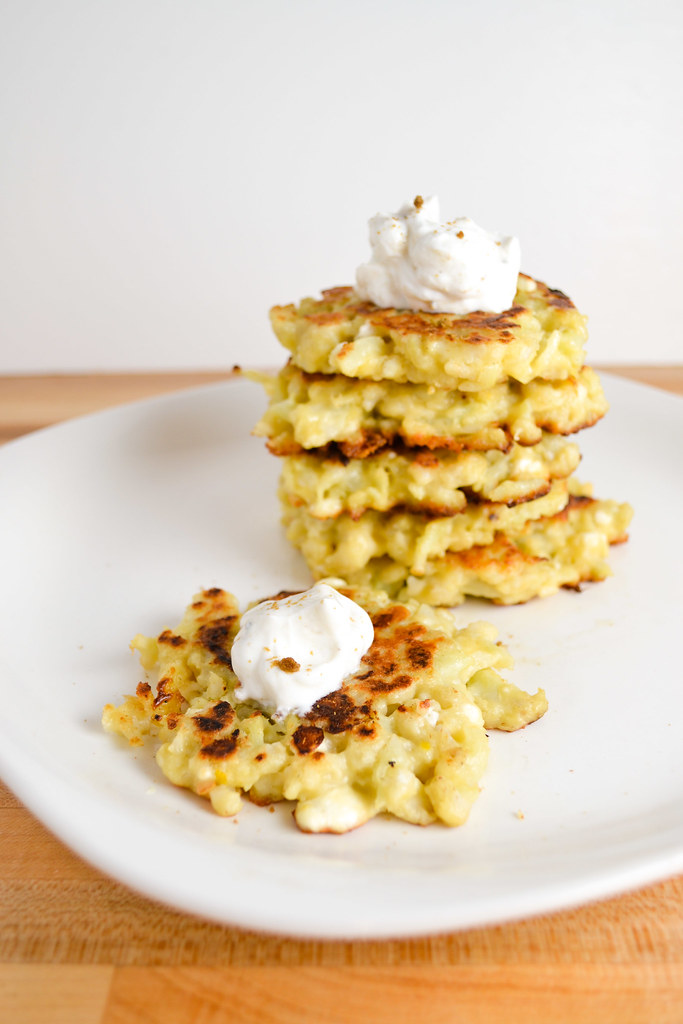 Cauliflower and Feta Fritters | Things I Made Today
