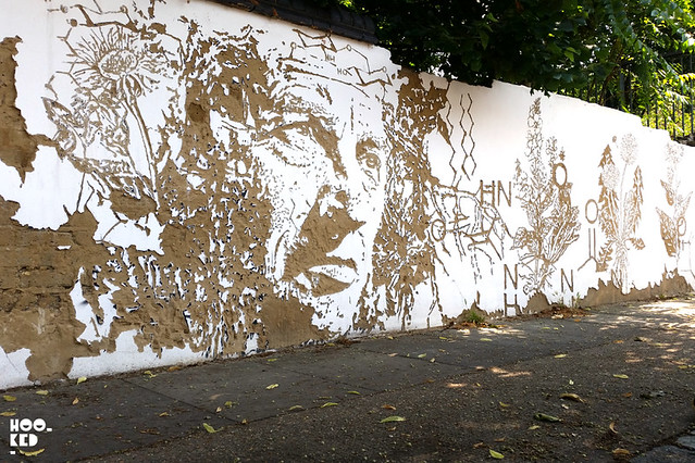 England - London VHILS Mural for the Phytology Project