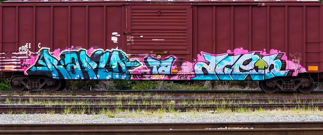Graffiti Train Car