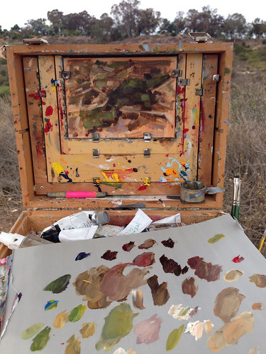 Painting in the park