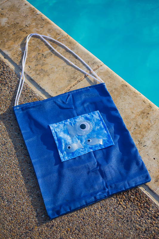DIY Beach Bag Capri Sun #CapriSunMomFactor