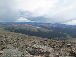 View from Ypsilon Mountain, Rocky Mountain National Park, Colorado