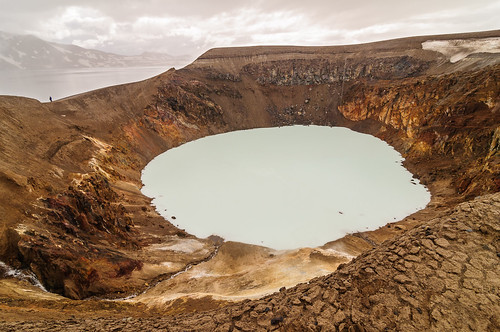 vakantie krater askja ijsland vulkanisme