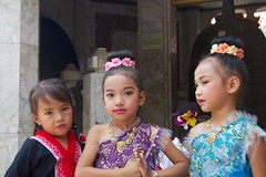 Hill Tribe Girls in Chiang Mai,Thailand