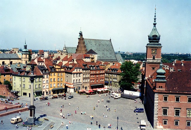 Historic Center of Warsaw, destroyed by the Nazis and rebuilt after World War II