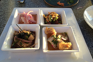 Cocktails in the City - Puerto 27 ceviche sampler