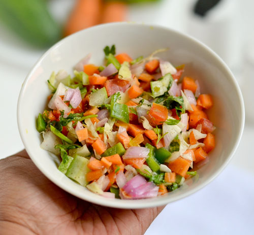 Indian vegetable salad recipe