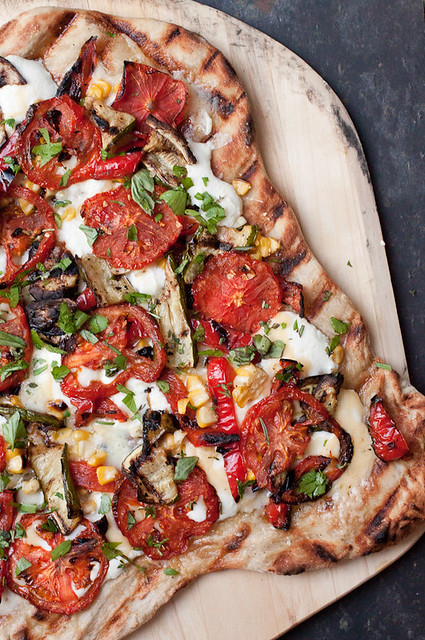 Grilled Farmer's Market Pizza