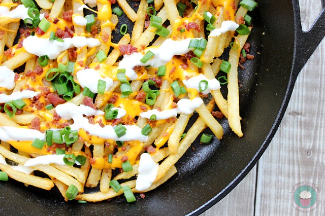 Loaded Bacon and Cheese Fries #baconmonth #putsomepiginit #cheese
