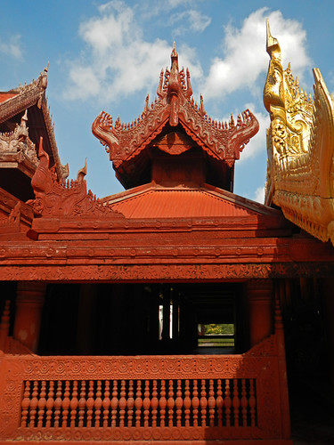Rooflines at the Mandalay Royal Palace