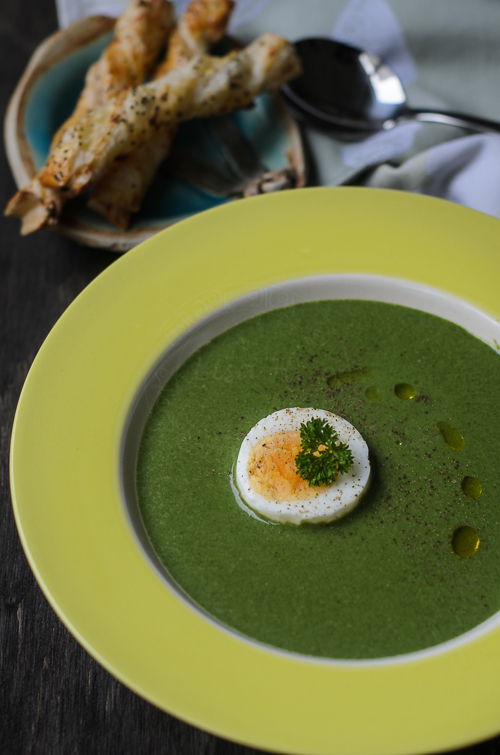 Hungarian Cream of Spinach Soup