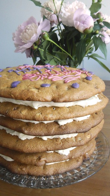 Giant Stacked Cookie Cake 22