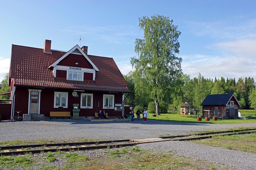 europe sweden transport railway lapland scandinavia jämtland