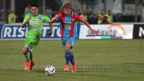 Filip Janković in occasione di Catania-Pescara 2-1