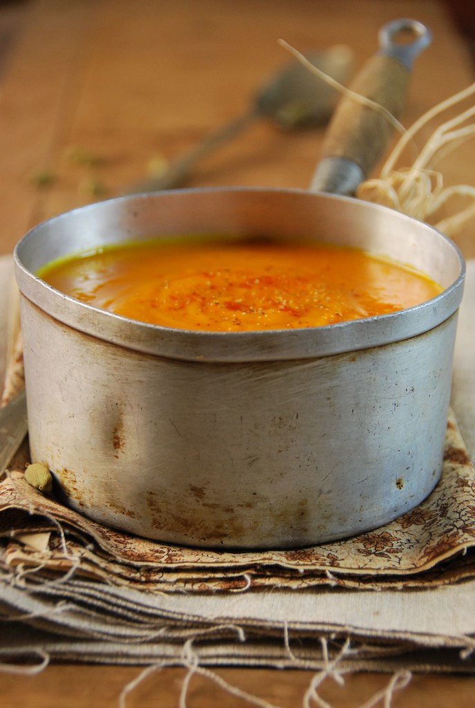 Pumpkin Soup Recipe with Cardamom and Curry