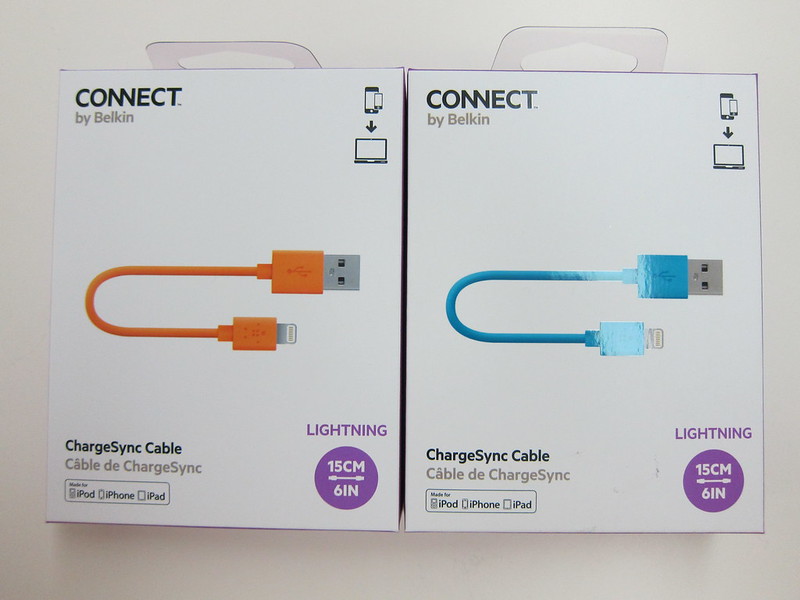 Belkin 6 Inch Lightning to USB ChargeSync Cable - Boxes