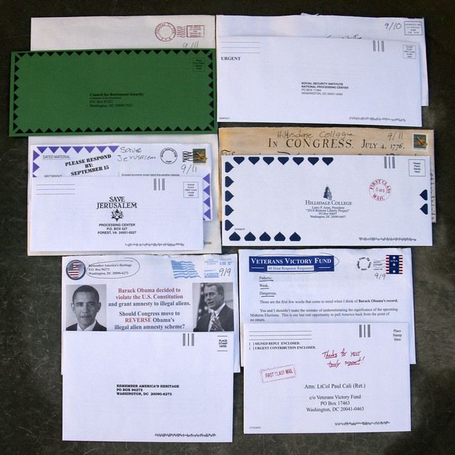 Random political junk mail