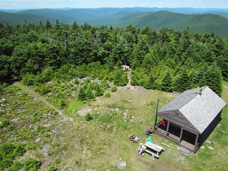 Fire tower cabin