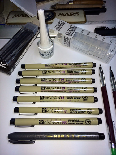 Artist Supplies Review - White Pens 