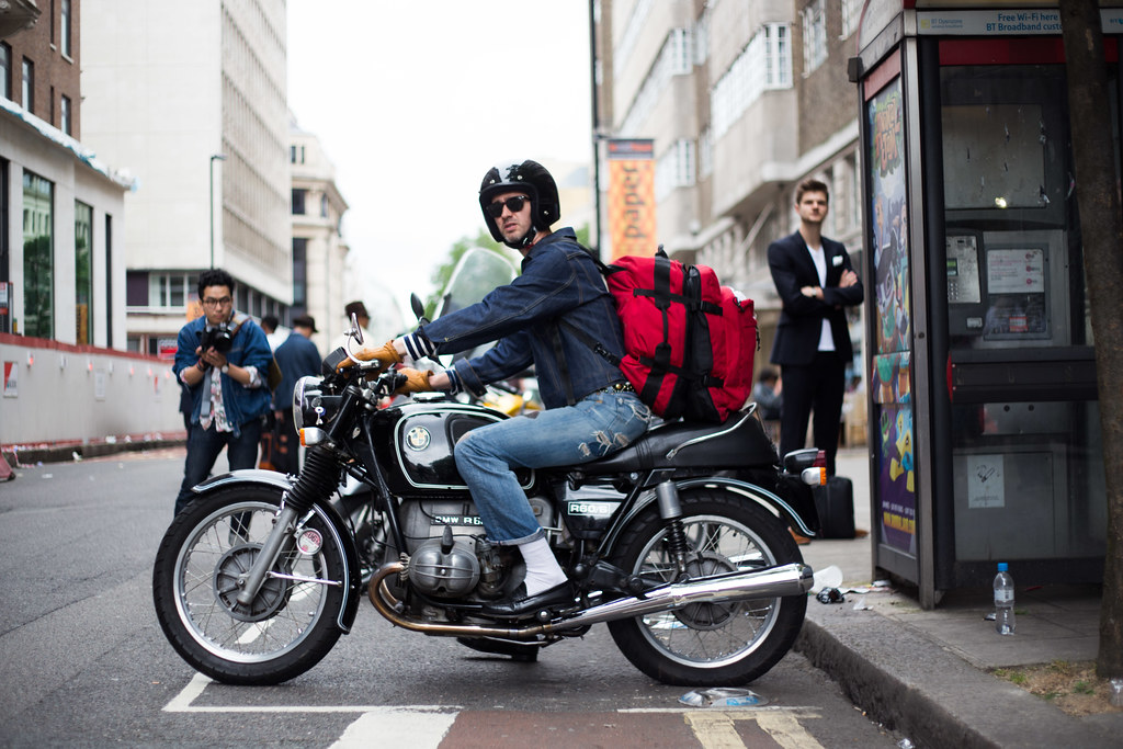 Street Style - Biker, London Collections: Men
