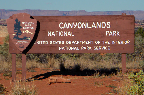 Entrance to Canyonlands National Park, Utah